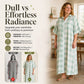 Robe-chemise longue à carreaux pour femme, avec boutons