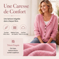 Cardigan en maille à col volanté pour femme
