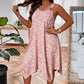 Robe d'été à bretelles avec imprimé marguerites pour femme