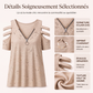 T-shirt à épaules dénudées pour femme