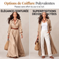 Robe longue pour femme avec chemise à manches longues et ceinture, col classique rabattu, robe longue pour vacances et séjour en resort