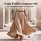 Robe longue pour femme avec chemise à manches longues et ceinture, col classique rabattu, robe longue pour vacances et séjour en resort
