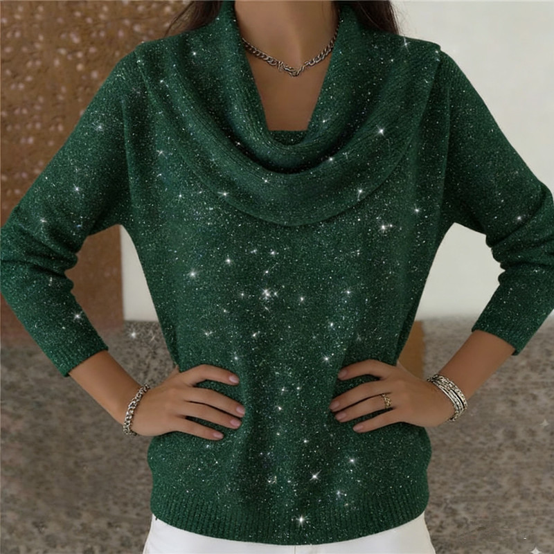 Haut à col roulé et manches longues « Sparkle »