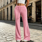 🌸Promotion exceptionnelle : 50 % de réduction👖Pantalon évasé taille haute pour femme