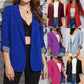 ☀️🧥Nouveautés - Cardigan-blazer épuré : tombé fluide et style polyvalent, du bureau à la soirée