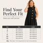 Robe longue chic sans manches à boutons pour femme