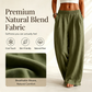 🌸Promotion exceptionnelle : 50 % de réduction👖 Pantalon femme à taille élastique et jambes larges – Coupe ample et flatteuse pour un confort et un style au quotidien 🤍
