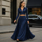Ensemble top court et jupe longue pour femme