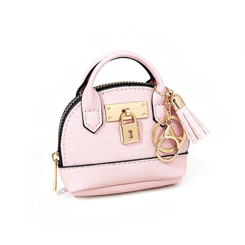 🐚 50% DE RÉDUCTION! ✨ Mini Porte-Monnaie Coquillage Porte-Clés – Cuir PU, format poche & 13 coloris – Idéal pour rouge à lèvres et accessoires 🌈