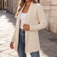 Cardigan en maille croisé décontracté pour femme