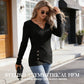 Women's V-Neck Knit Asymmetrical Hem Top