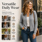 Blouson aviateur zippé en maille côtelée pour femme