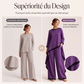 Ensemble tunique décontractée et pantalon large pour femmes