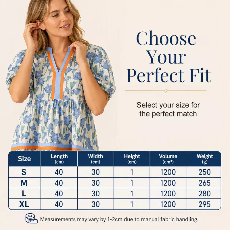 ⏰Soldes d'été : 50 % de réduction💃Mini-robe bohème décontractée pour femme, col en V, imprimé floral, manches courtes bouffantes et patchwork👍✨Tissu doux et coupe confortable