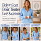 Pull décontracté à capuche et col V uni pour femme