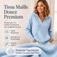 Pull décontracté à capuche et col V uni pour femme