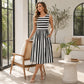 ✨ Robe Longue Femme Sans Manches – Coupe Fluide, Élégante & Féminine