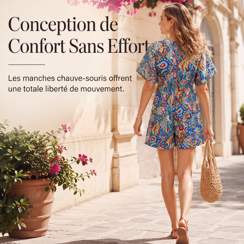 🌸 OFFRE LIMITÉE –50% ! ✨Combinaison de vacances décontractée pour femme