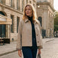 🌸 Veste courte à simple boutonnage pour femme 💫 Veste chic et décontractée