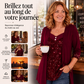 🌙 OFFRE LIMITÉE -50% ! 💕 Haut féminin à paillettes et patchwork, style faux deux-pièces