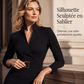 Robe chic à taille marquée