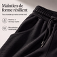 Pantalon large décontracté pour femme avec cordon de serrage élastique