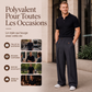 Pantalon homme coupe droite infroissable