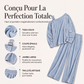 Ensemble haut épaules dénudées et pantalon large pour femme