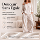 Ensemble haut épaules dénudées et pantalon large pour femme
