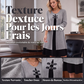 Robe décontractée pour femme en maille côtelée à manches longues