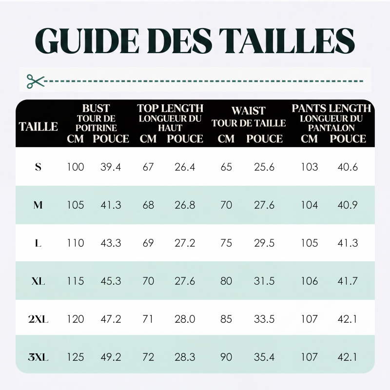 Ensemble deux pièces pour femme : haut en velours et pantalon