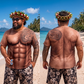 T-shirt à manches courtes pour homme avec imprimé muscle amusant