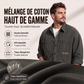 Chemise utilitaire oversize à manches longues pour homme