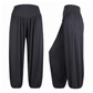 Pantalon large taille haute pour femme