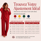 Ensemble pour femme : haut à col en bénitier et pantalon large