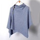 Poncho élégant pour femme avec boutons latéraux