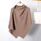 Poncho élégant pour femme avec boutons latéraux