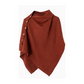 Poncho élégant pour femme avec boutons latéraux