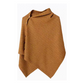 Poncho élégant pour femme avec boutons latéraux