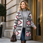 Cardigan en tricot à capuche doublé de peluche pour femme