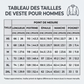 Veste à col montant bicolore pour homme