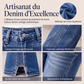 Jeans taille haute jambes larges pour femme