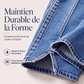 Jeans taille haute jambes larges pour femme