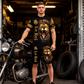 ✨ Ensemble Homme 2 Pièces – T-Shirt à Motif Animalier & Short Décontracté