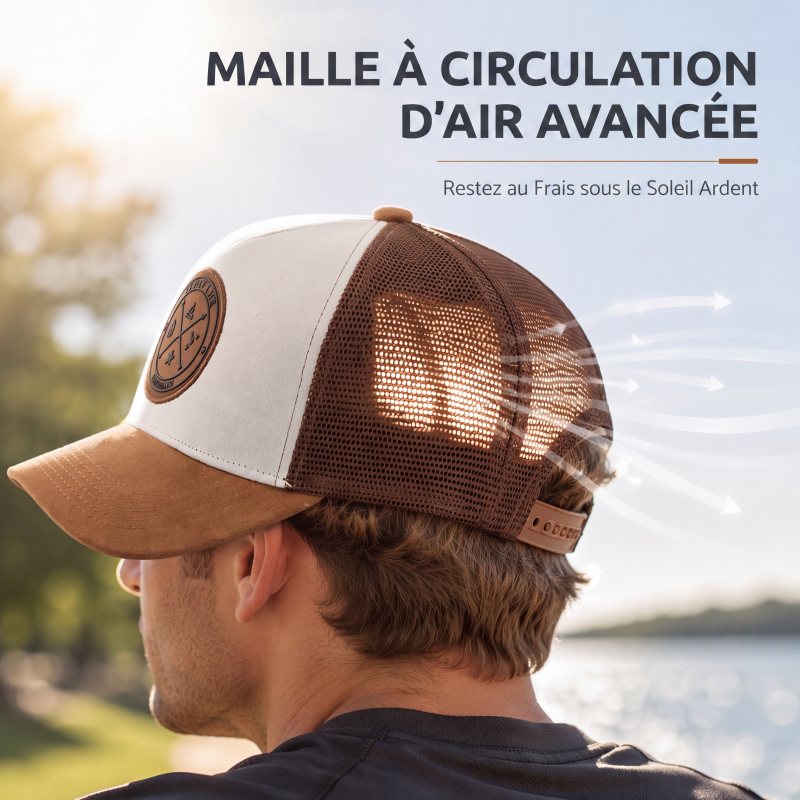 Casquette de baseball en maille respirante pour homme