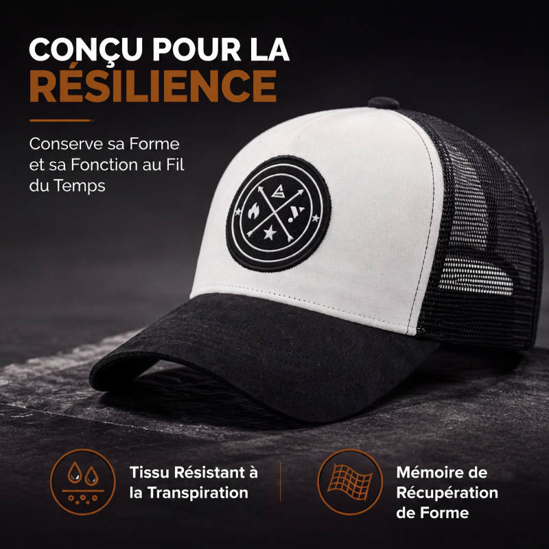 Casquette de baseball en maille respirante pour homme