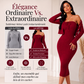 Robe bodycon en maille côtelée pour femme avec cardigan court