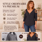 T-shirt à épaules dénudées avec fermeture éclair pour femmes