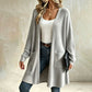 Cardigan en maille côtelée pour femme