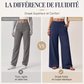 Pantalon taille haute pour femme à imprimé léopard